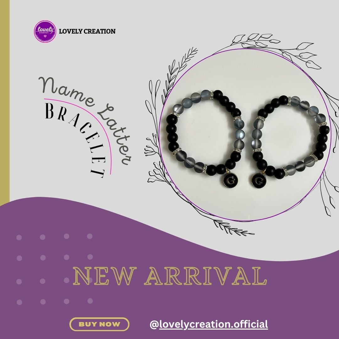 AuraBead Alpha Latter Couple Bracelets