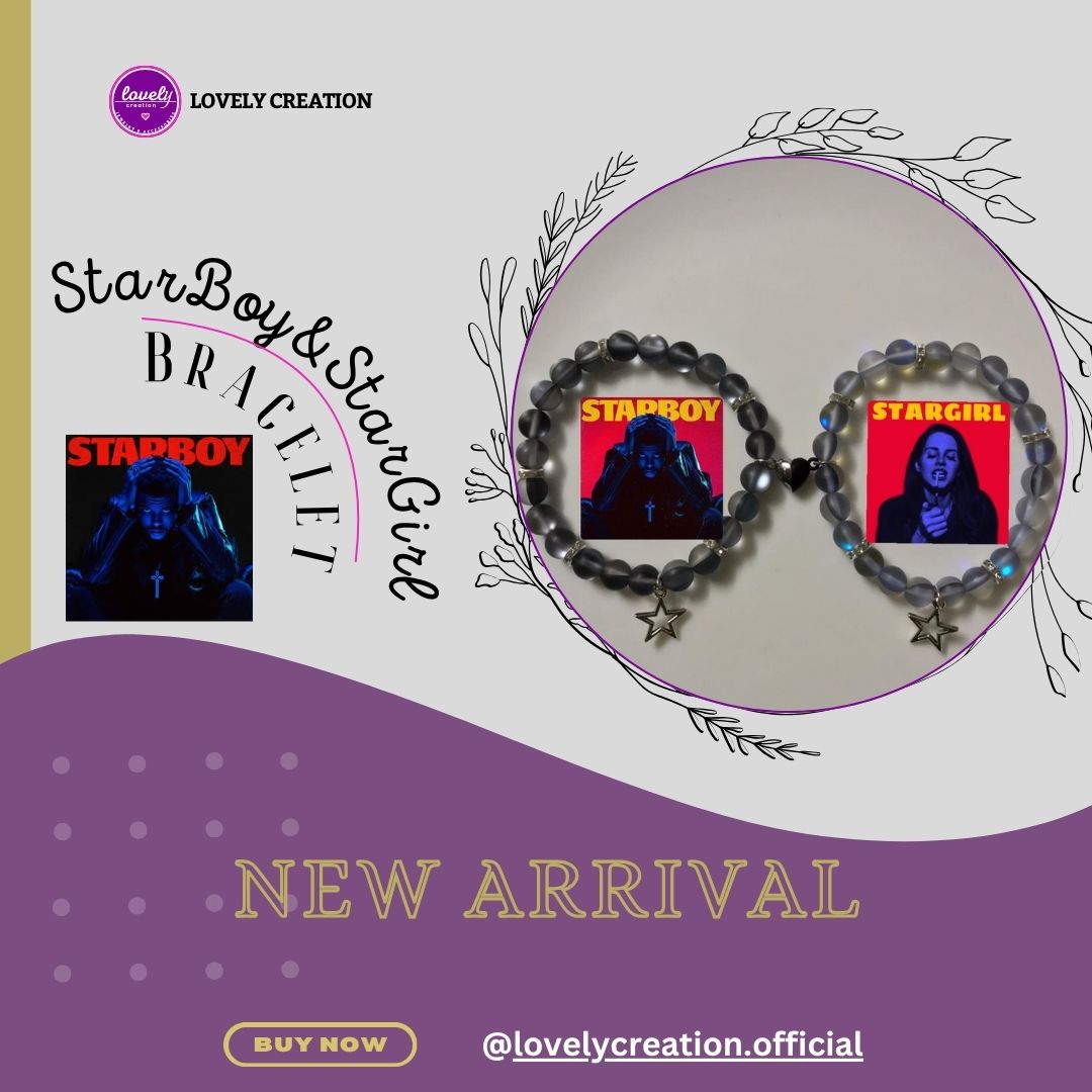 Starboy and Stargirl Couple Bracelets