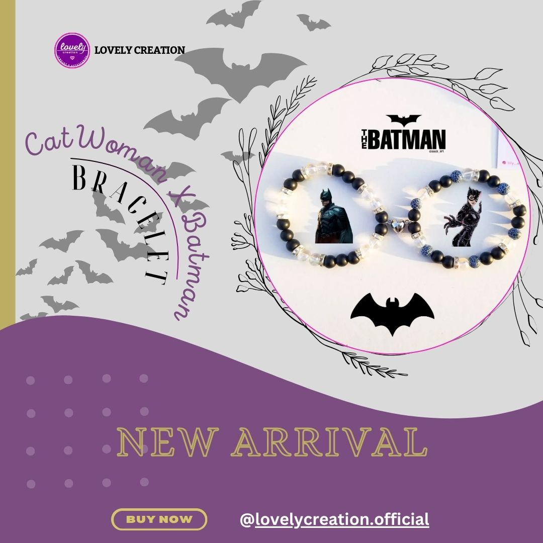 Catwoman x Batman Couple Bracelet