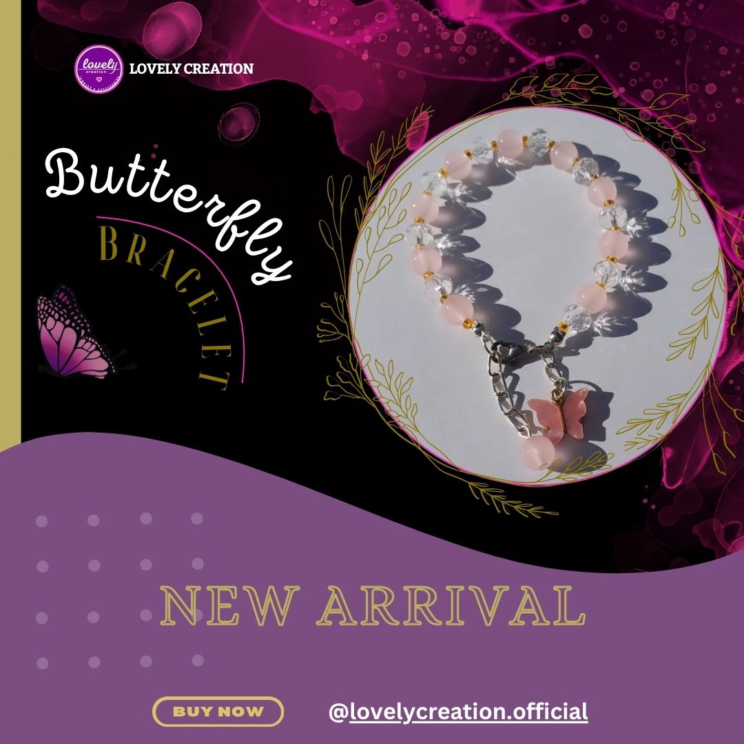 Crystal Butterfly Bracelet