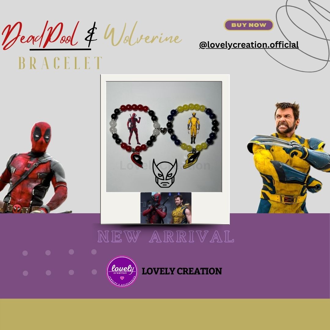 Deadpool & Wolverine Couple Bracelet