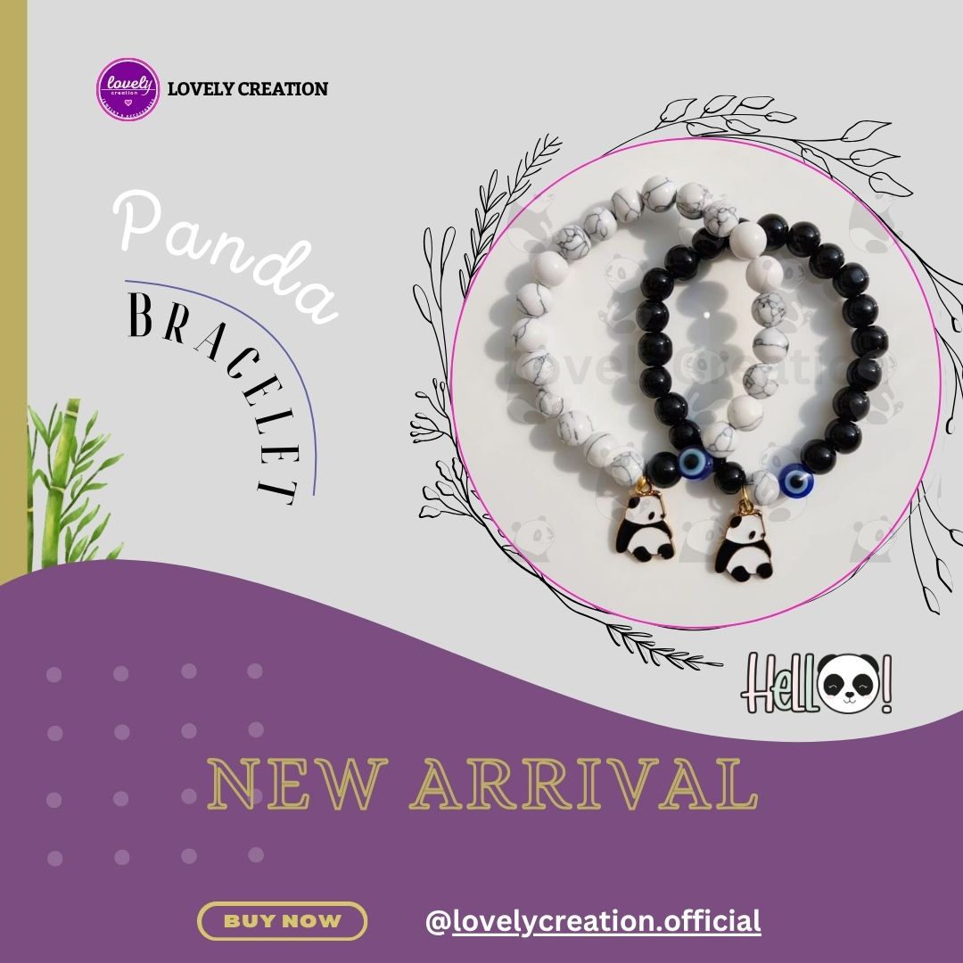 Panda Eye Couple Bracelet