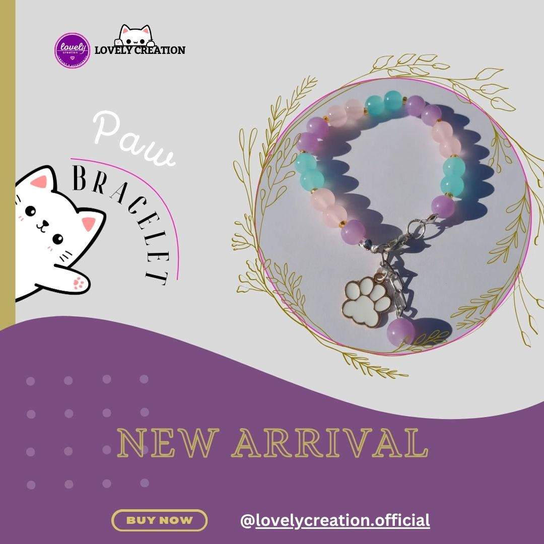 White Paw Bracelet
